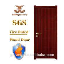 High Quality BS test apartment Walnut Fire rated Door